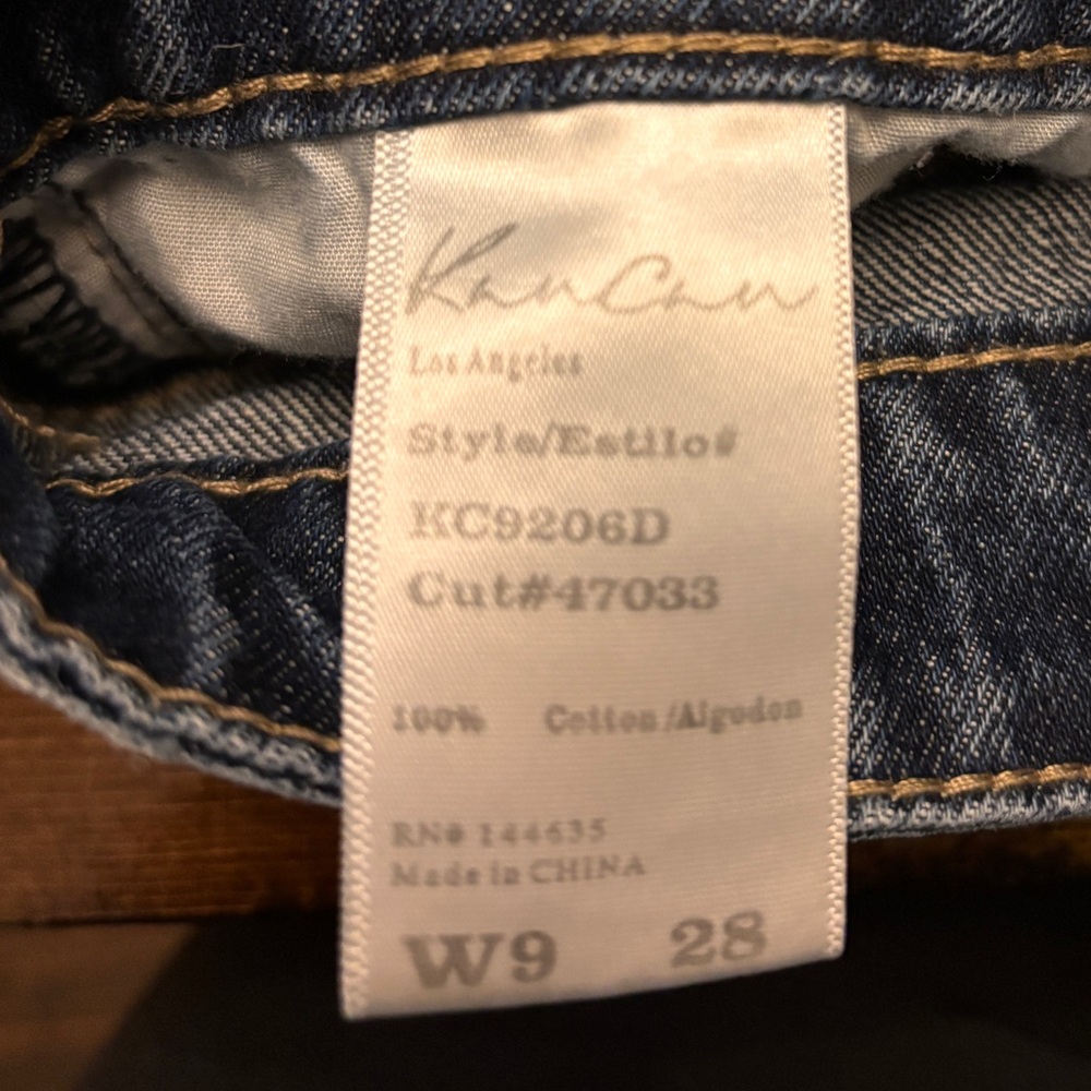 Kenar Classic Indigo Denim Jeans with Contrast Stitching